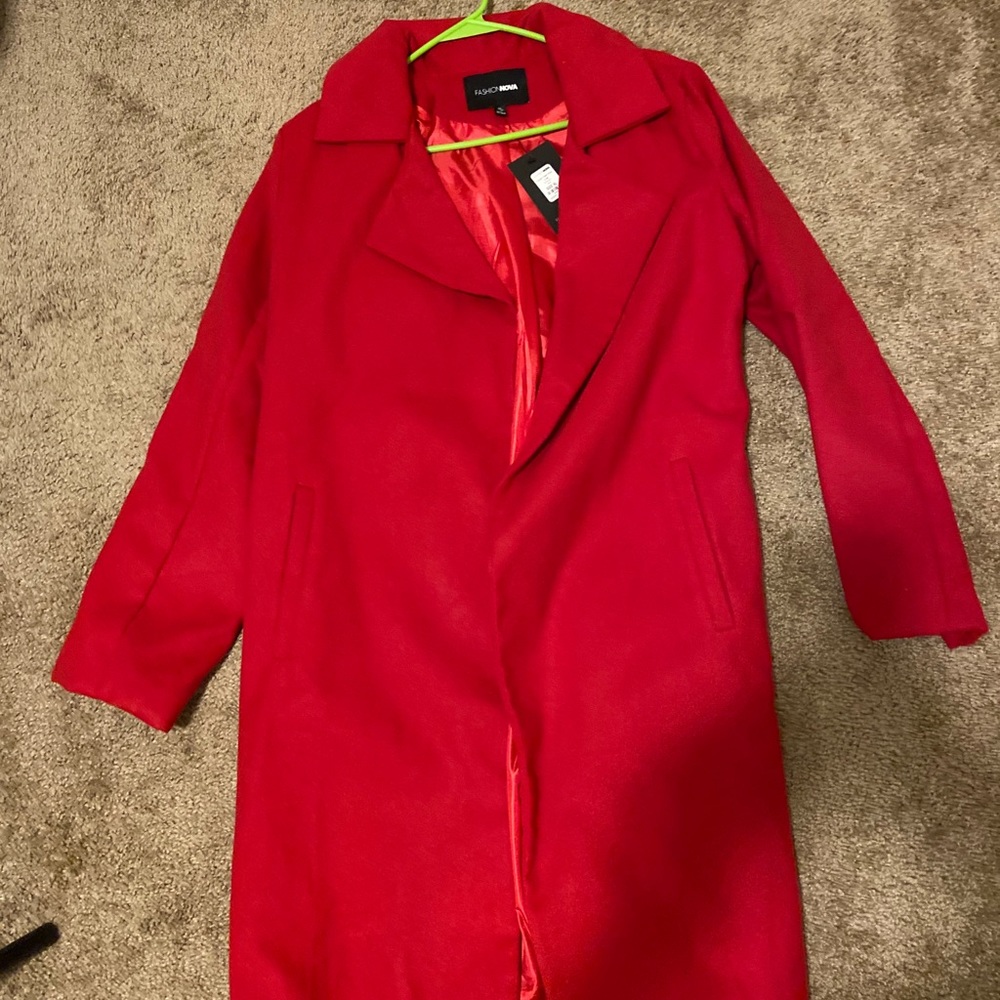 Red coat , brand new